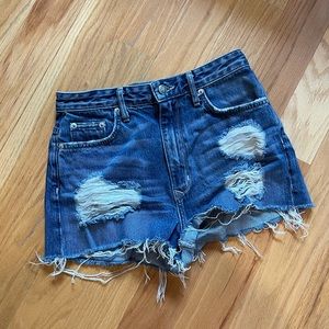 Lovers $ Friends High Waisted Jean Shorts